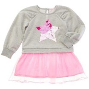 NWT Girls’ Design History Sequin Star Tulle Skirt Dress